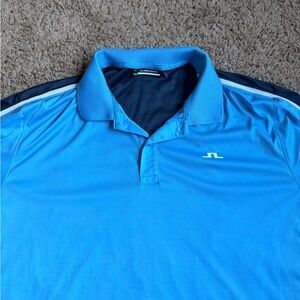 J.Lindeberg Golf Polo Shirt Blue JL XL